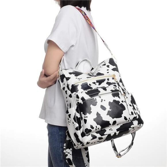 Women's Fashion Backpack bag Cow - Picture 5 of 7